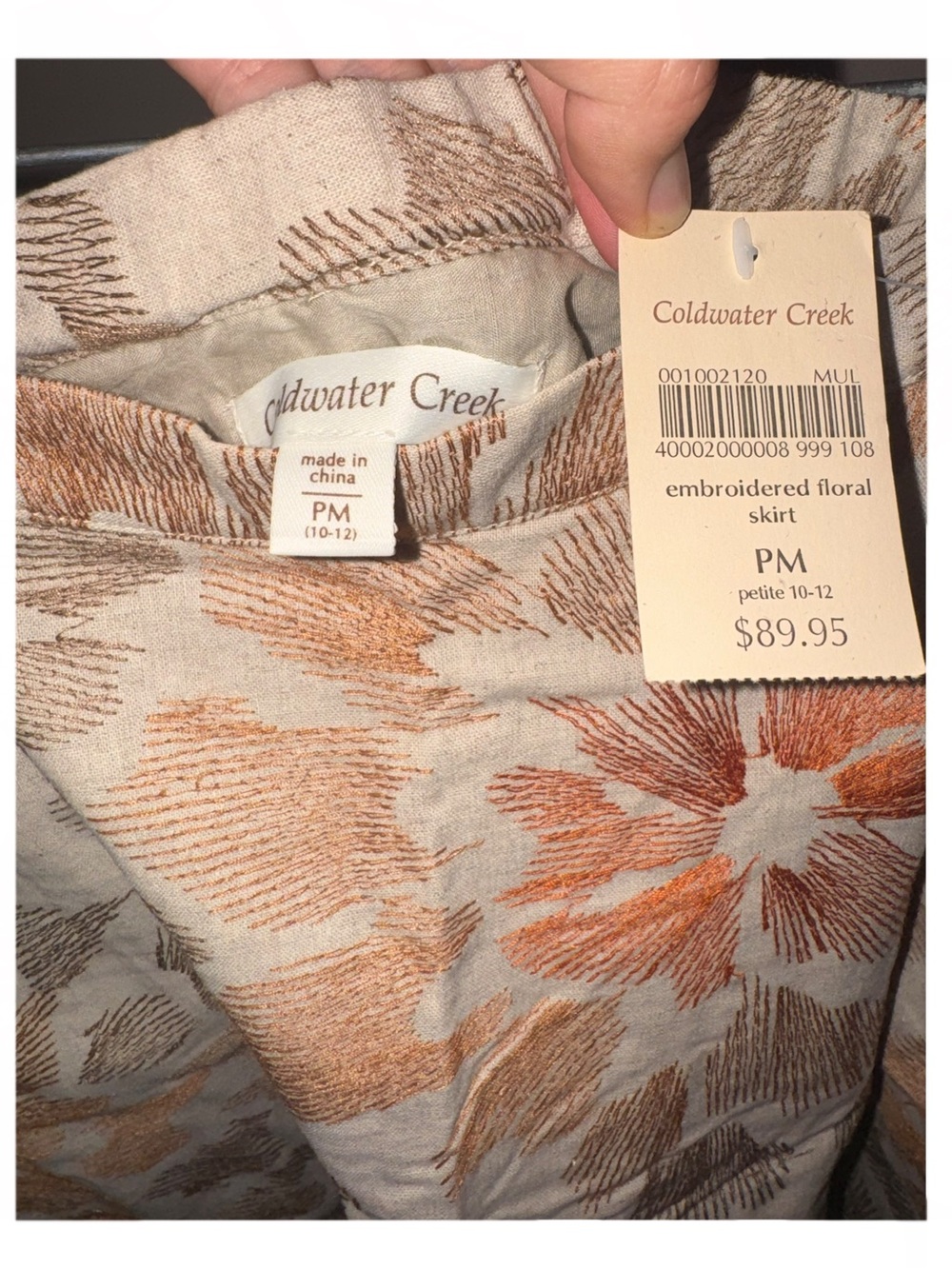 Coldwater Creek Floral Skirt - Picture 3 of 3